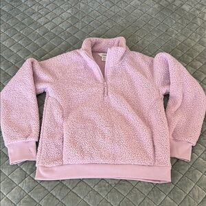 Athleta Kids Light Purple Sherpa Jacket